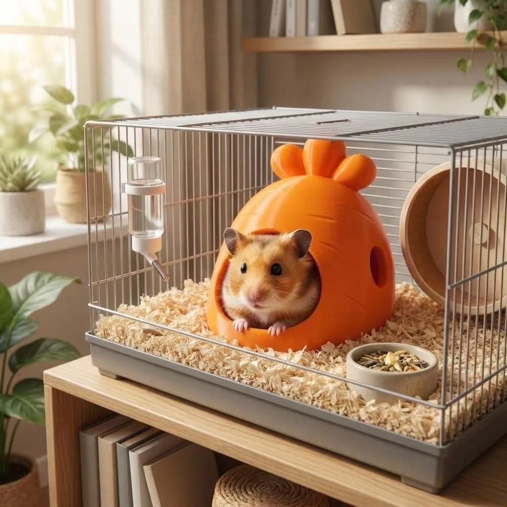 Пластиковое спальное гнездо для мелких животных 3D-печатное укрытие для хомяка Креативный домик для хомяка Для мелких животных