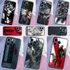 Игровой чехол для телефона Metal Gear Solid для iPhone 16 15 14 12 11 13 Pro Max Mini Plus X XS Max XR Задняя крышка
