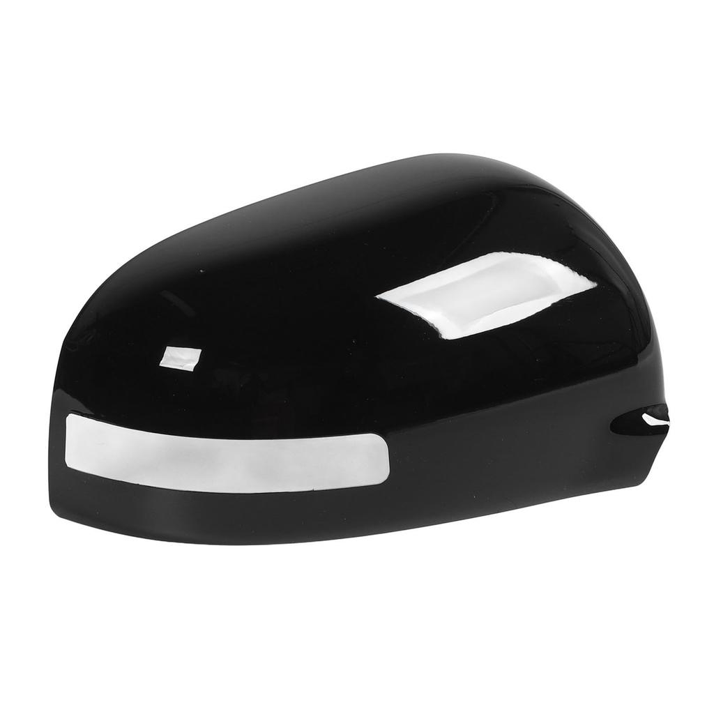 Rearview Mirror Cap High Strength Gloss Black Door Mirror Cover Replacement for Mitsubishi