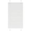 VidaXL Store Pleated White 80x150 Cm Fabric Width 79.4 Cm Polyester, Window Pleated Blind, Accordion Blind, Blind 4015496