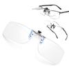 ESAVIA Magnifying Glasses with Magnification Loop and Perfect for Detailed and Blue Light Lightweight and Includes Model 8032 Flip-Up Clip-On Design,