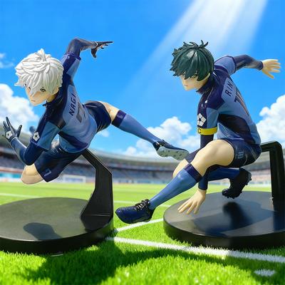 13 см Аниме Фигурка BLUE LOCK Наги Сэйсиро Рин Итоси Фигурки Действия Коллекционная Модель Фигурка Кукла Украшение Детская Игрушка Подарок