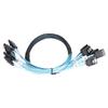 SATA Cables 7 Pin Fast Speed 6Gbps Mini Use Easily 6 Wires High Speed SATA Cable Set for Computer