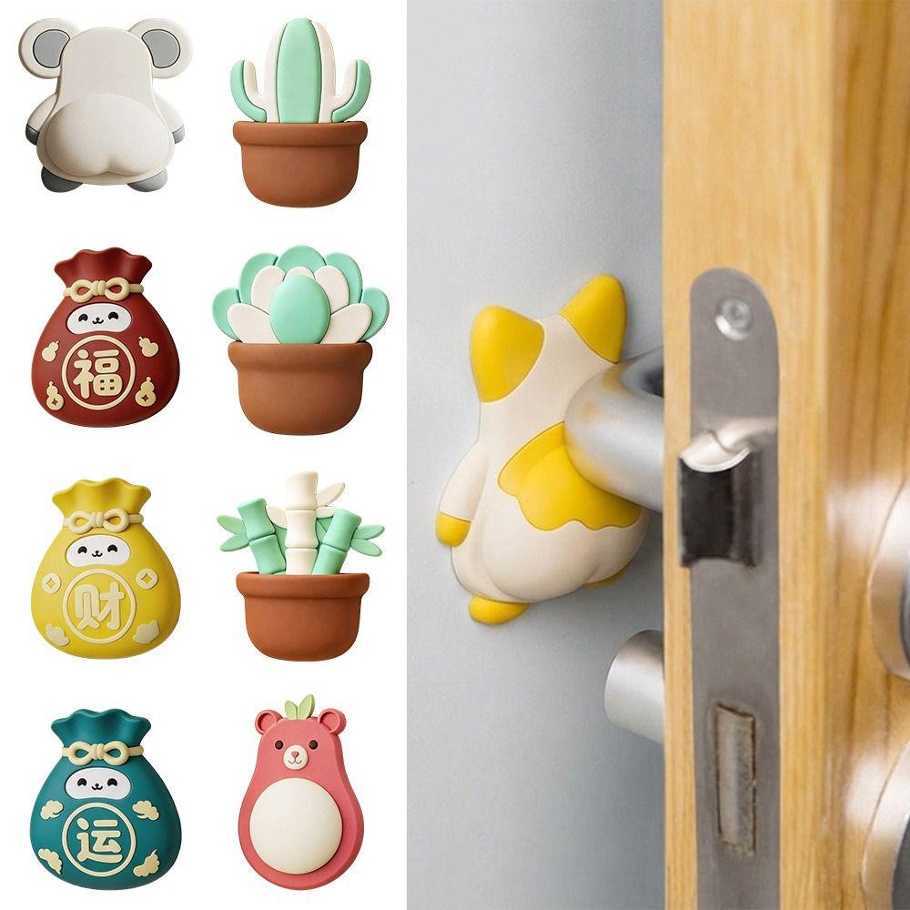 Mute Design Door Handle Bumpers Silicone Silent Door Stoppers For Home Improvement