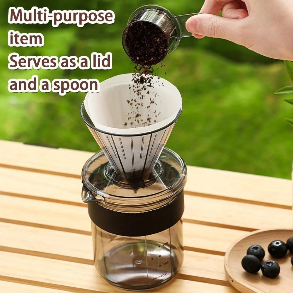 Пуровер кофейник для ручного заваривания, многоразовый кофейник, портативная капельница, кофеварка, кухня