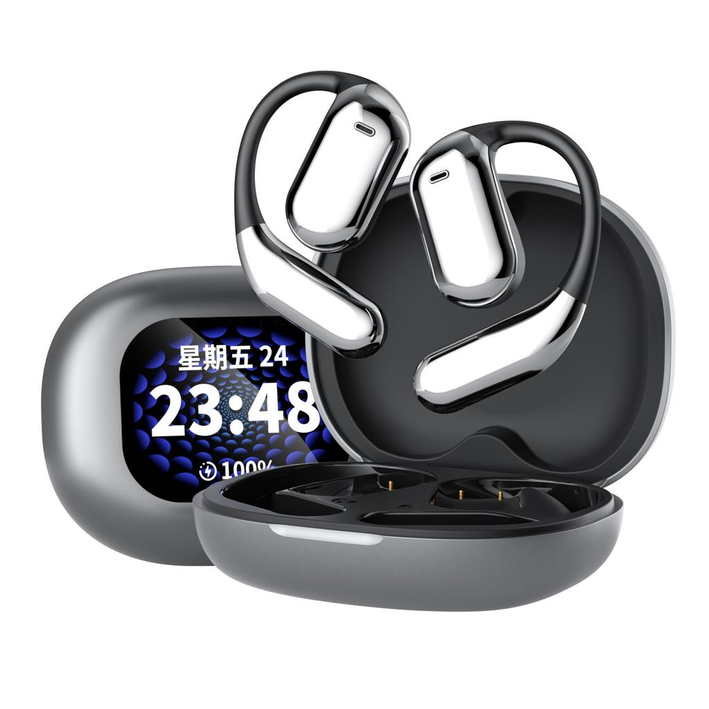 Q16pro Полноцветный Умный Сенсорный Экран Открытые Bluetooth-Наушники V5.4 с Управлением через Приложение ENC Шумоподавление Ощущение Нулевого Веса при Ношении Длительный Срок Службы
