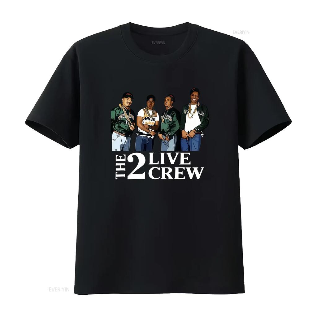 2 Live Crew T Shirt Old School Rap Hip Hop Miami Bass Vintage Soft Unisex Top For Everyday W