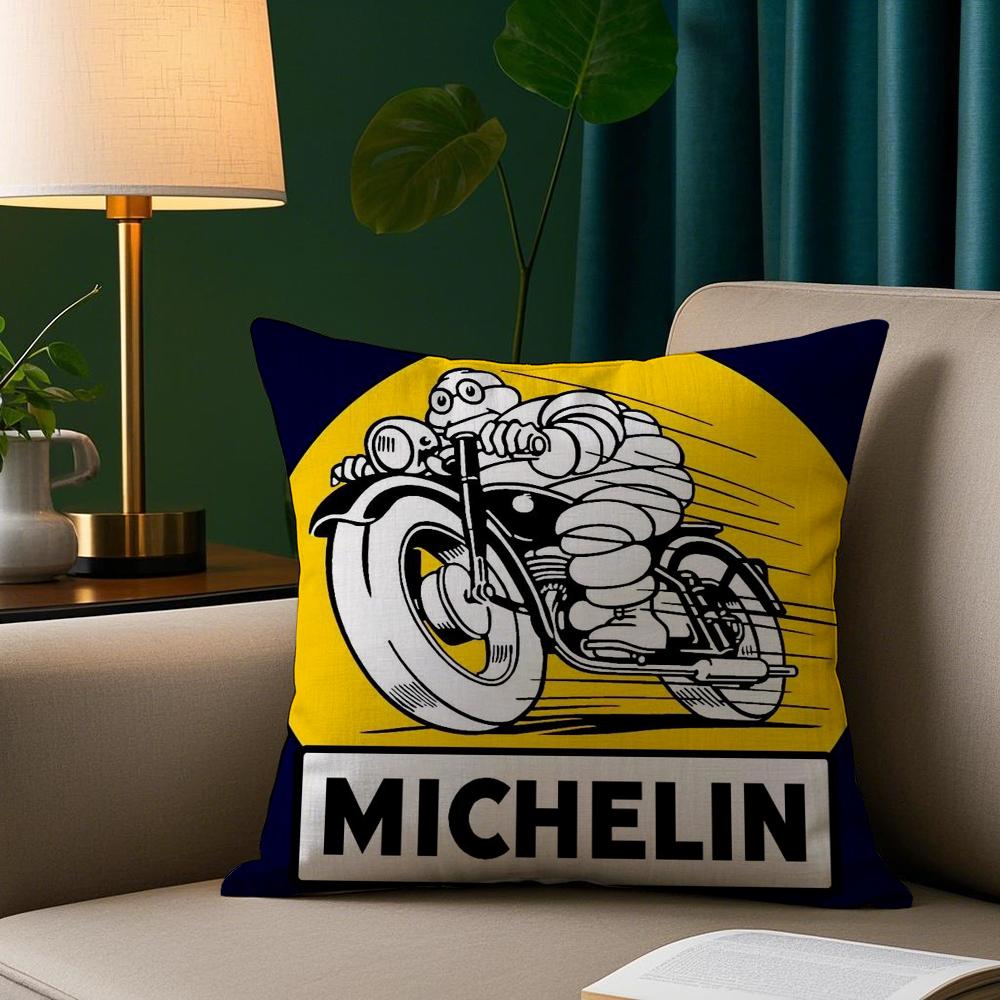 M-MichelinS T-Шины Наволочка Плюшевая Ткань Мягкий Двусторонняя Печать Чехол для Подушки Дивана Наволочки