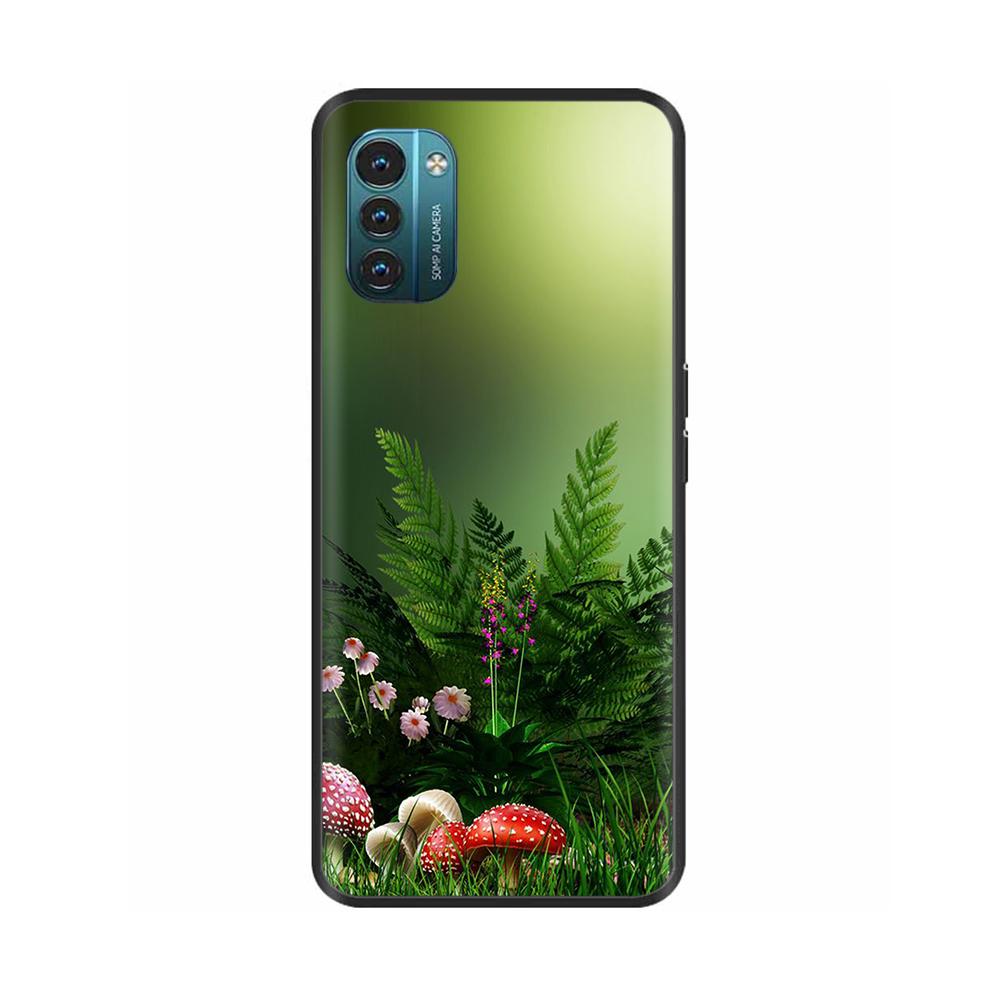 For Nokia G60 5G Case Painted Black TPU Silicone Soft Phone Cover for Nokia G60 Back Cases Bumper Shockproof Shell Cover Carcasa