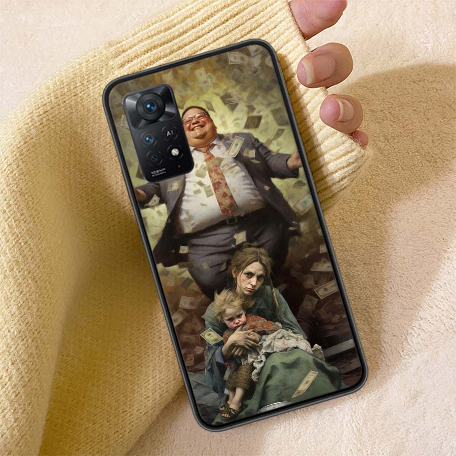 Rene Magritte Phone Case For Redmi Note 13 14 15 Pro Plus 12 13C 12C 15C 9 10 10C 9T 9C 9A TPU Soft Cover Clear Cell Cases Shock