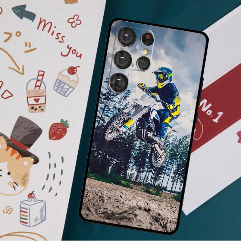 Чехол для мотокросса для мотоцикла Samsung Galaxy S23 S22 Ultra S21 S20 FE S9 S10 S22 Plus Note 20 Note 10 Plus