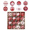 Valery Madelyn Christmas Pack of Red and Day Christmas Tree Proposal Wedding Store Stylish and Gorgeous Ornaments, Large, 8cm, 16, White, Valentine's