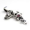 Крест сакуры Крест с цветущей вишней Крест с японским узором Серебро 925 orientalvibrations Oriental Vibrations