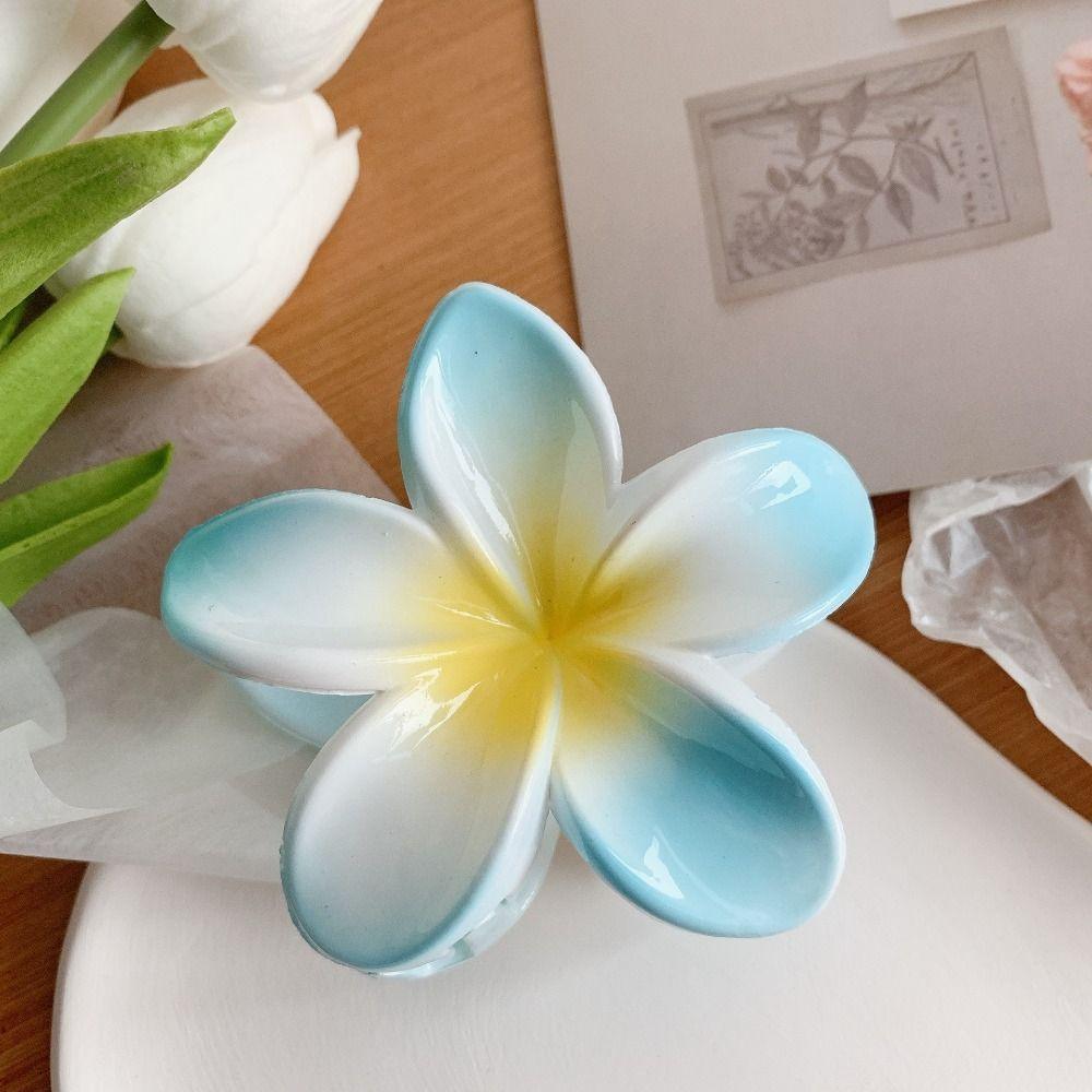 Plumeria Flower Shape Hairpins Bohemian Styling Hair Clip New Hair Claw  Summer