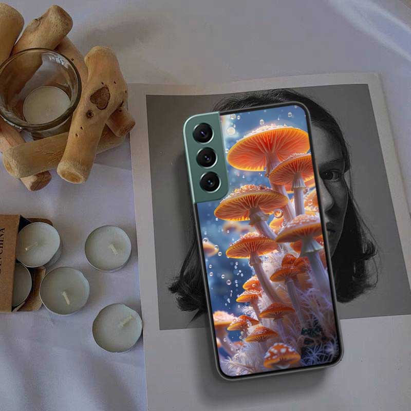 Фунгальная эстетика Чехол для телефона Для Samsung Galaxy S22 S25 Ultra S21 S10 Plus S26 Edge S20 S23 S24 FE Чехол Силиконовый Мягкий ТПУ C