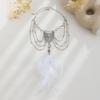 Silver Metal Arm Chain Bohemian Style Cuff Bangles Cute Exaggerated Bracelet  Girls