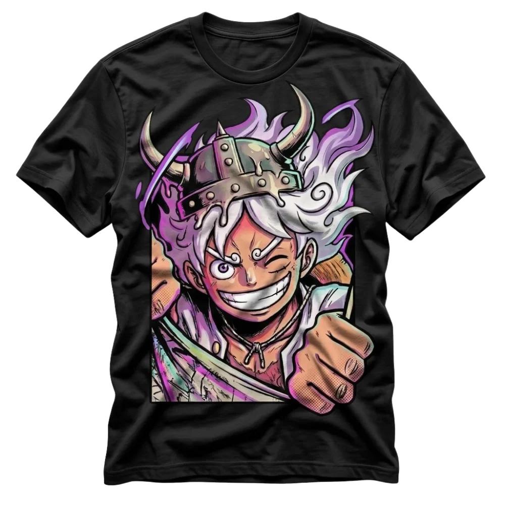 One Piece T-Shirt Gear 5 Viking Warrior Classic T-Shirt High-quality Streetwear Is Suitable for Both Men and Women 2026 Summer