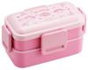 Bento Fluffy Made In Sanrio My Pastel Vivid Watercolor Floral Box, Serving, Two-Tier, 600ml, Japan, Melody, Print, Girl's PFLW4-A