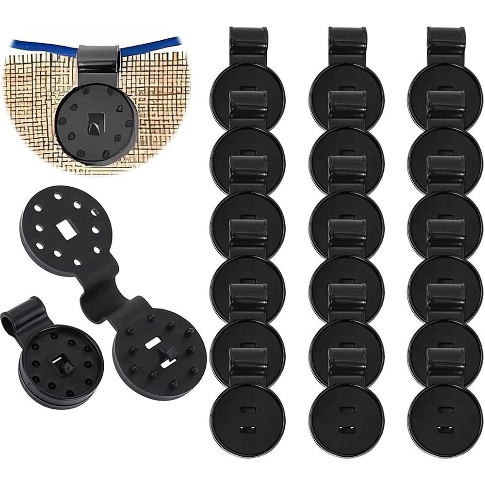 100 Pcs Shade Cloth Heavy Duty Lock Grip Removable and Reusable Shade Cloth Plastic Clips Greenhouse Shade Cloth Fix Clamp