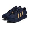 Adidas Neo Futro Mixr Ткань Кожа Удобные Низкие Спортивные Повседневные Кроссовки Унисекс Синий Желтый IE4535