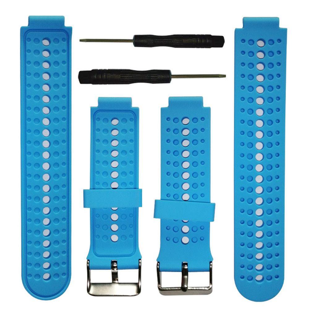 Solid Color Soft Sport Bracelet Strap Wristbands Silicone Watch Band Replacement