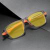 Non-polarized Sports Night Vision Men Women Fashion Anti Blue Light Computer Eyewear Unisex Flexible Square Frame Anti-glare Driving Eyewear
