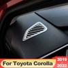 ABS автомобильный Стайлинг, передняя крышка воздуховыпускного отверстия, внутренняя отделка, рамка приборной панели, декоративные детали для Toyota Corolla E210-2022