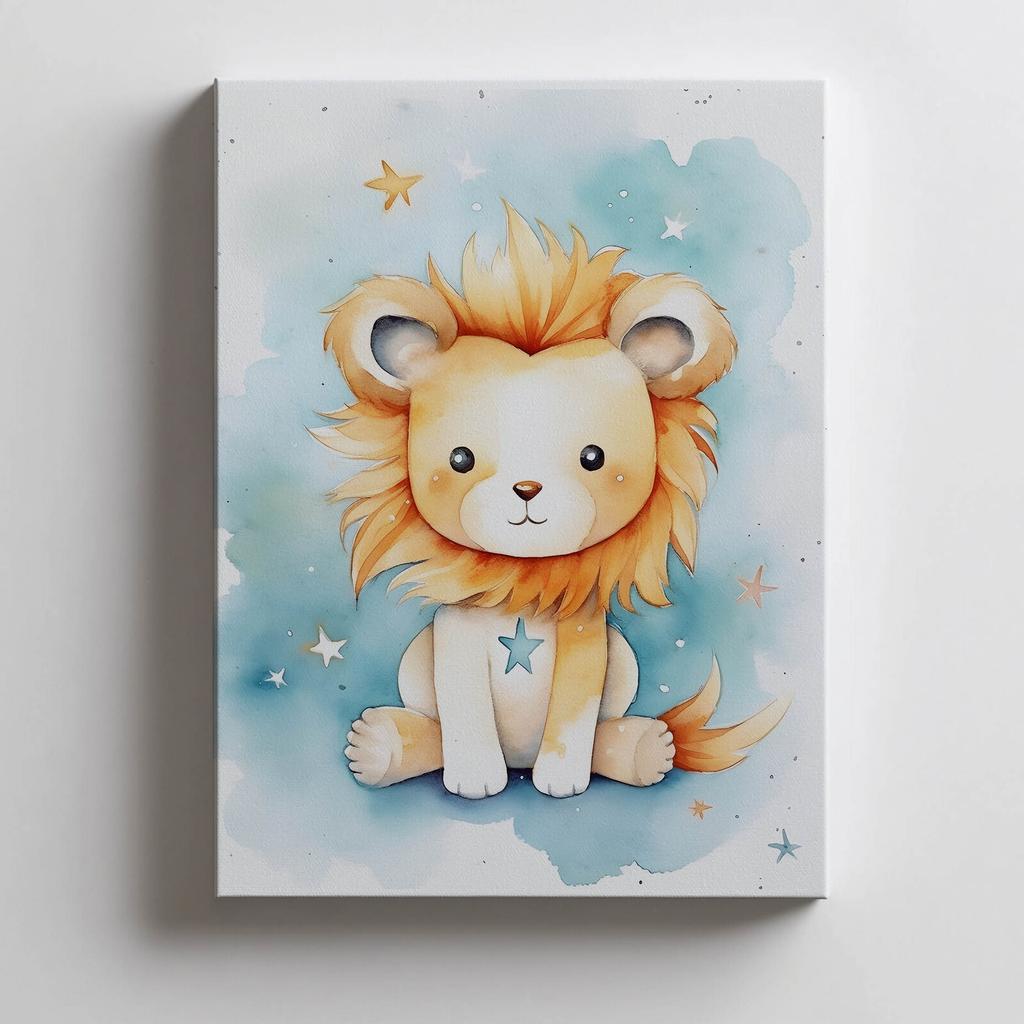 Lwi Blask Marzeń Lwi Blask Marzeń, 30X40 Cm, Rama Aluminiowa Złota, Papier Matowy 230 Gsm