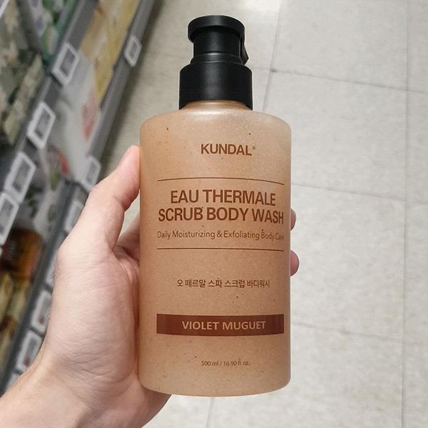 Kundal Violet Muget Exfoliating Body Scrub Wash 500ml