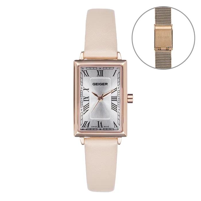 Square Leather Watch GE8060RGPK