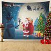Home Decor Tapestry Santa Christmas Tree Print Wall Hanging Room Wall Decor Background Fabric