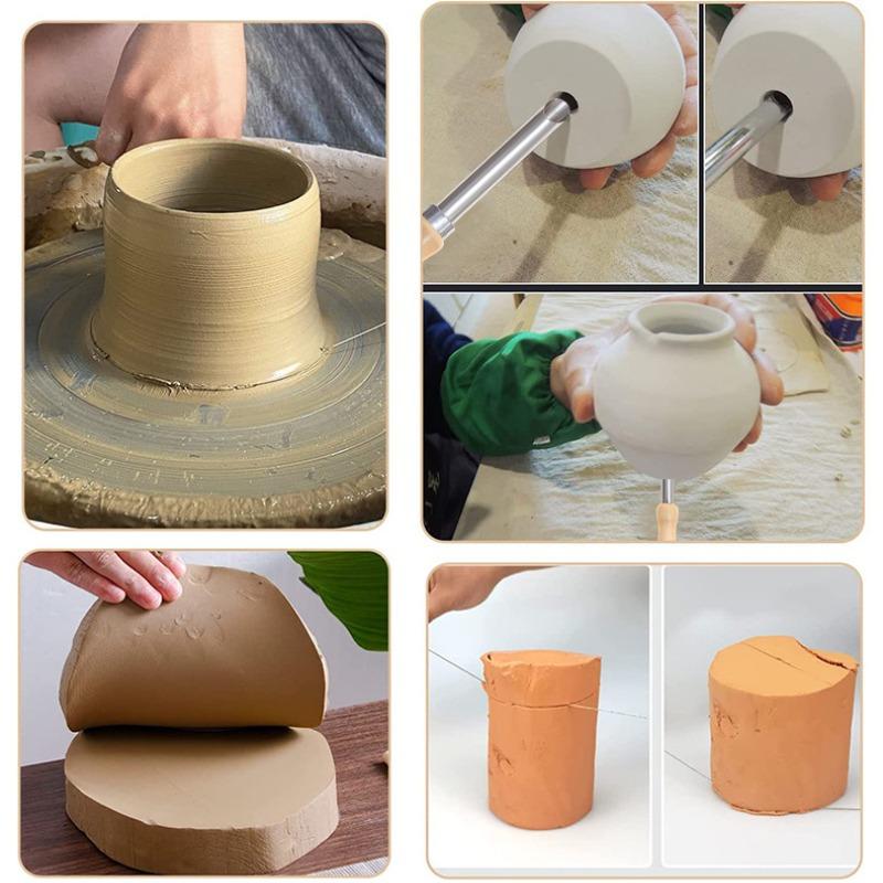 4 шт./набор из нержавеющей стали дырокол для резьбы скульптуры моделирования керамики резки штамповки керамики полимерной глины инструменты