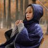 Уличный носимый плащ-спальник, портативный согревающий спальник, легкий хлопковый спальник для зимнего кемпинга и путешествий