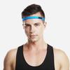 Спортивная повязка на голову для мужчин и женщин, тонкая эластичная повязка на голову для тренировок с регулируемой пряжкой, повязка на голову для бега и футбола