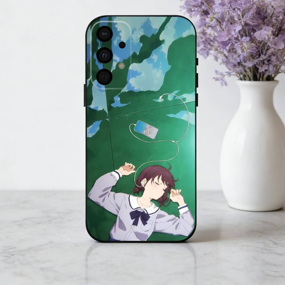 Чехол для телефона Anime G-GIRLS B-BAND C-CRY для Samsung Galaxy A73, A72, A71, A70, A53, A52, A51, Другие Мягкий Черный Корпус