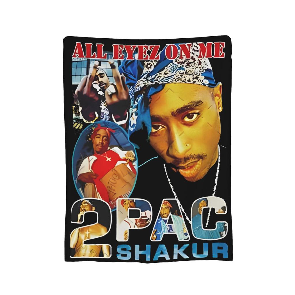 Poetic Justice Flannel Blankets Tupac 2pac Hip Hop Singer Fashion Throw Blanket for Home Rug Piece,