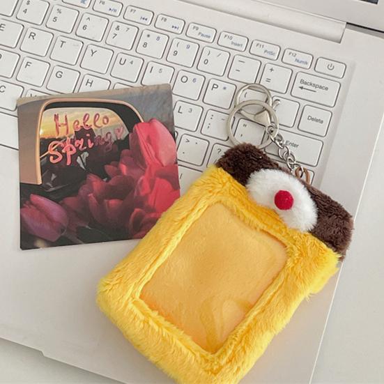 Мультяшный плюшевый держатель для карточек, брелок с нечеткими милыми животными, Kpop Idol, фотофотокарточка, карта для хранения еды, чехол для дисплея, чехол для девочек, студентов, подарок на день рождения