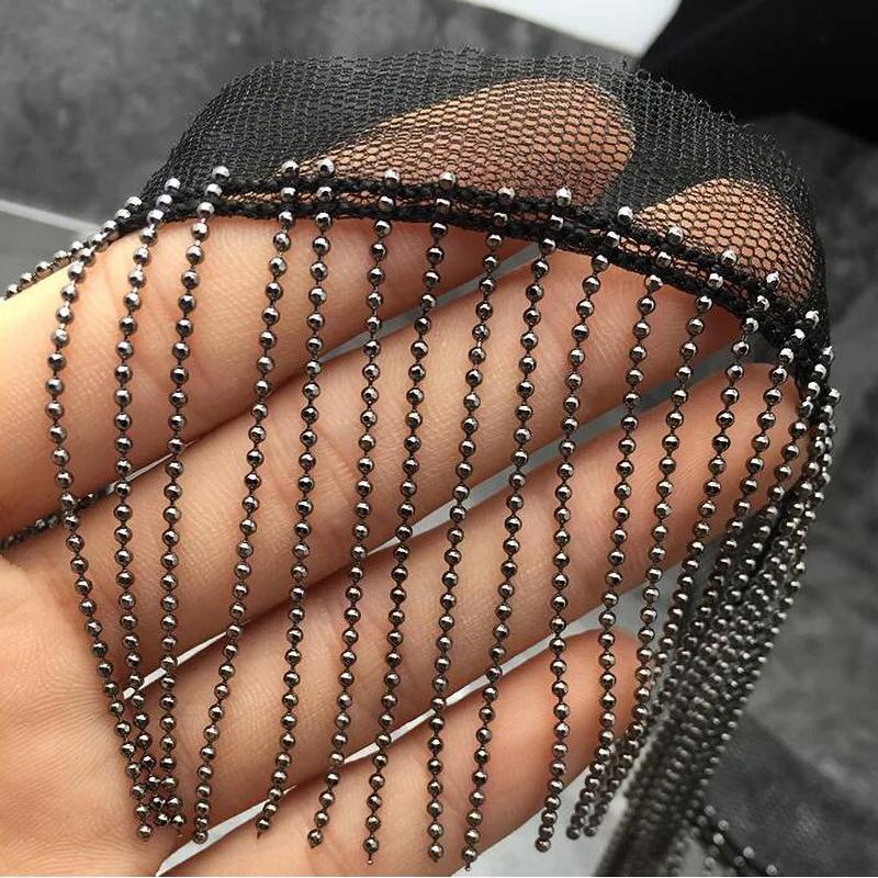 1 ярд/91см Цепь Ручная работа Кисточка Отделка Украшение 6см Шириной