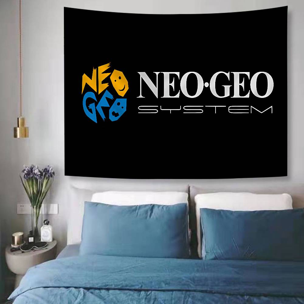 SSNK NNeogeo Neo Geo Printed Large Wall Tapestry Wall Hanging Decoration Household Decor Blanket