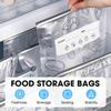 Многоразовые алюминиевые пакеты для хранения продуктов с застежкой-молнией, защитой от запахов, для холодильника, морозильной камеры, кладовой, для мяса, овощей, закусок