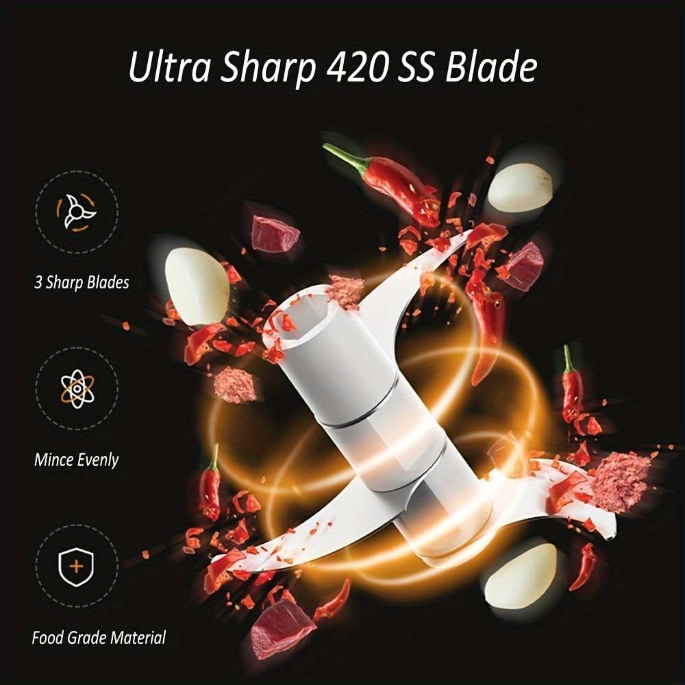 Кухонный комбайн с ручным приводом, ручной измельчитель продуктов, моющийся ручной кухонный комбайн объемом 250 мл, двухскоростной кухонный комбайн для лука, чеснока, имбиря