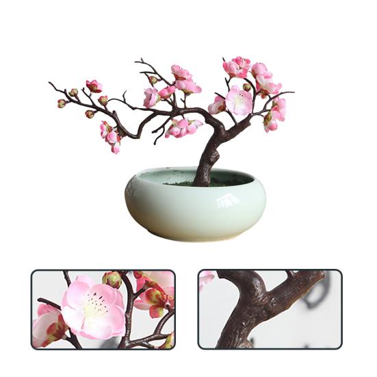 Искусственный цветок сливы, поддельный цветок, реквизит для фото, свадебный декор для дома, офиса, магазина