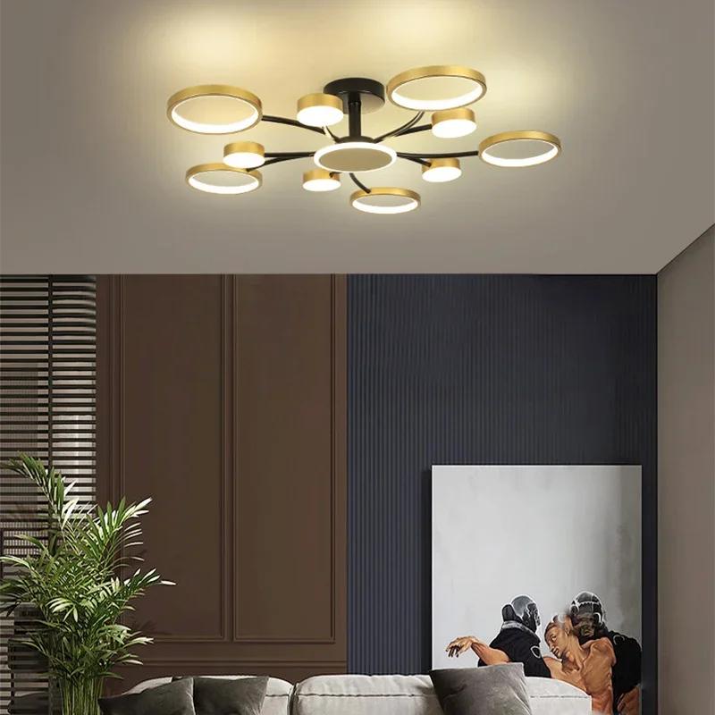 Современный светодиодный потолочный светильник для гостиной, столовой, прохода, гардеробной, спальни, люстра, украшение для дома, внутреннее освещение, светильник, люстра