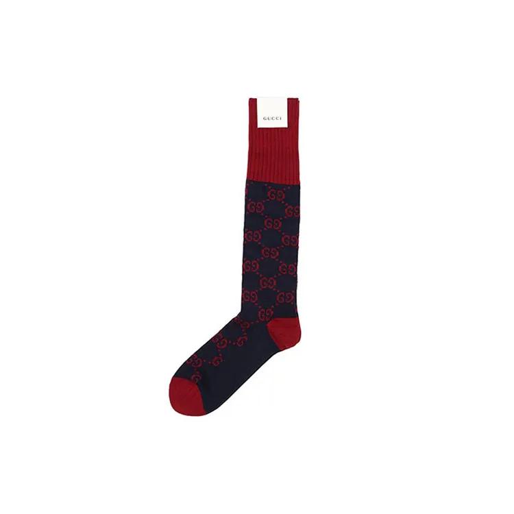GUCCI Gg Signature Socks (Unisex) Knee-High Socks 471093 4G592 4174