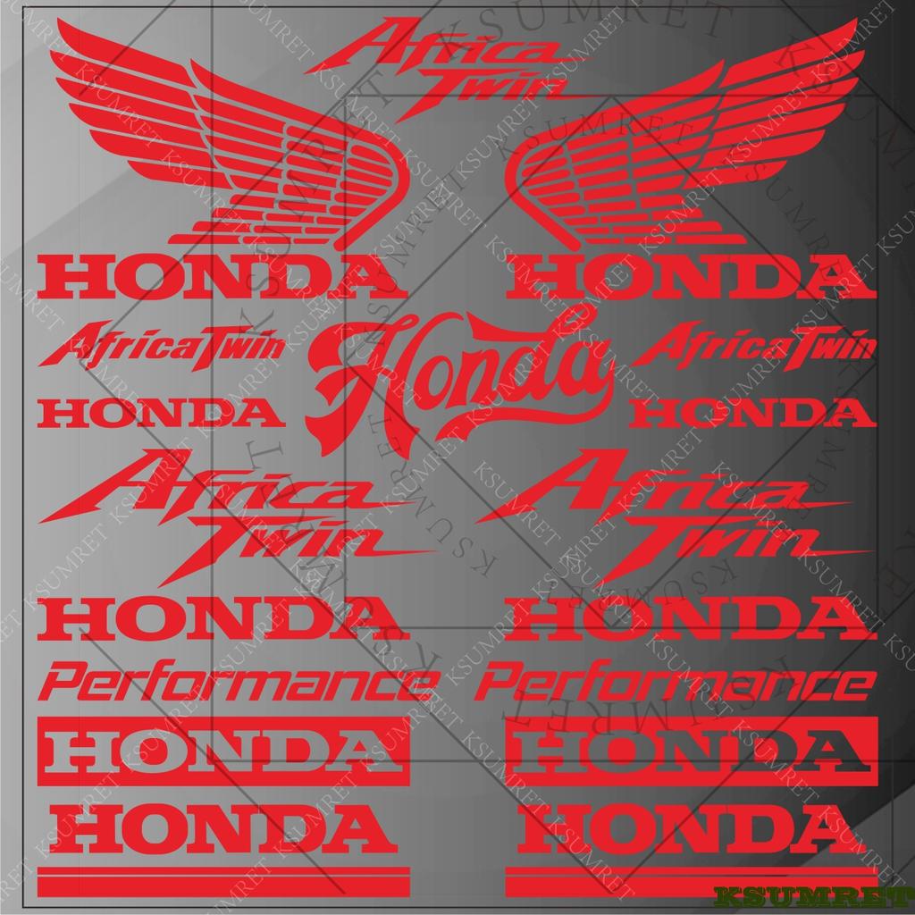 AAADL1 Honda African Twin accessories stickers Motorcycle Sticker Helmet Wing Logo exhaust Performance Waterproof