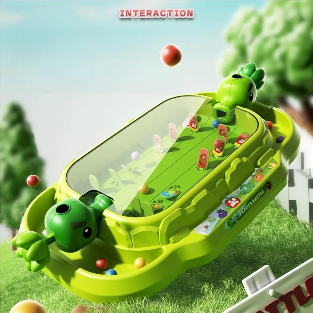 Plants vs Zombies Двухпользовательская настольная игра-стрелялка Интерактивная семейная развивающая игрушка для детей и взрослых Подарки для семейной вечеринки
