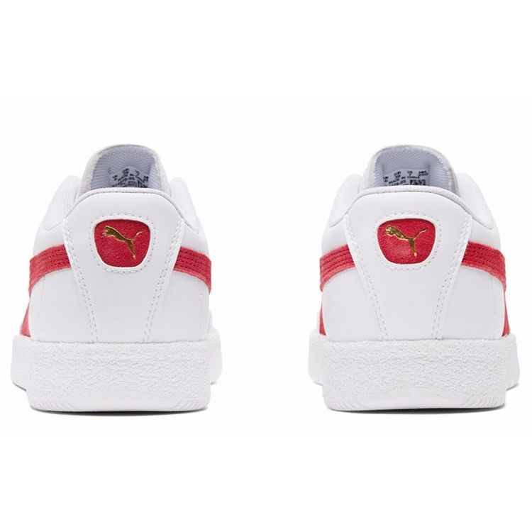 Puma Кроссовки Oslo-City из двухслойной коровьей кожи и синтетической кожи, спортивные низкие кроссовки, унисекс, белые/красные, 374976-05