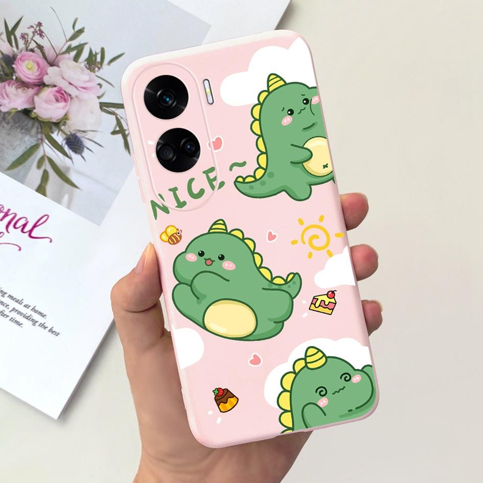 For Cover Honor 90 Lite Phone Case CRT-NX1 Fashion Butterfly Cartoon Slim TPU Soft Silicone Back Cover For Honor 90Lite 5G Funda