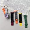 Силиконовый магнитный ремешок для Apple Watch Ultra 3 2 49мм 45мм 44мм 40мм 41мм Регулируемый спортивный ремешок iwatch 10 9 8 se 4 6 5 браслет