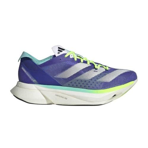 Adidas Womens/Ladies Adizero Adios Pro 3 3 Stripes Lace Up Running Shoes